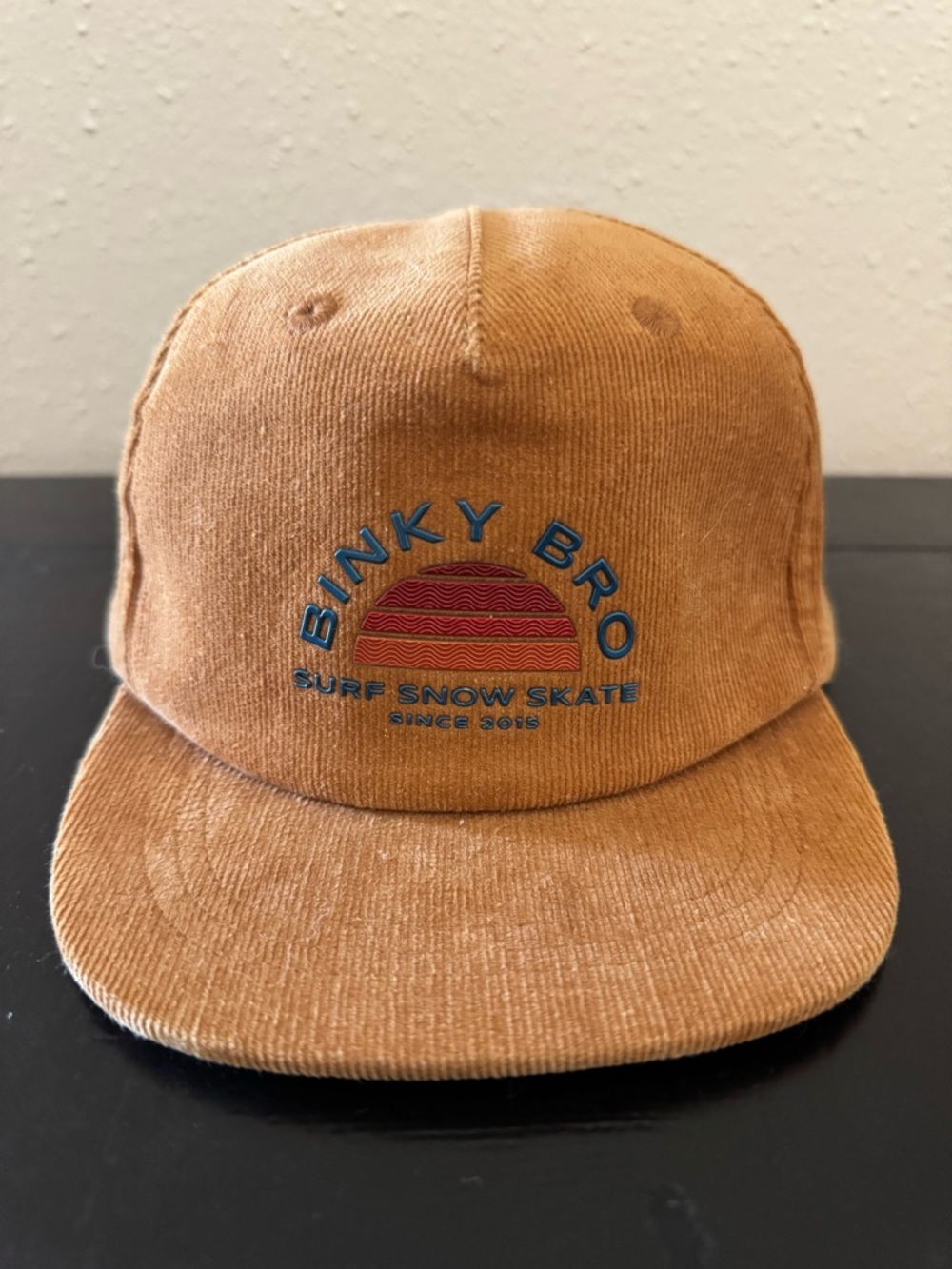 Binky Bro Toddler Corduroy Cap in Tan - Toddler Size